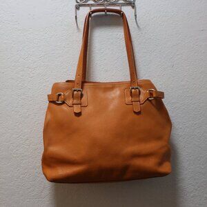 Prada Tote Bag Women's Leather Tote Bag Orange